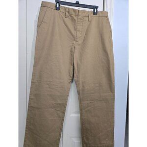 Old Navy Mens Classic Loose Fit Khaki Pants 38x30 100% Cotton Casual Wear
